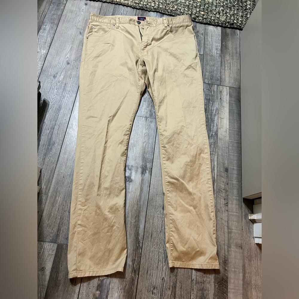 UNTUCKit Men's Khaki 5- Pocket Chinos pants 38x34 Cotton